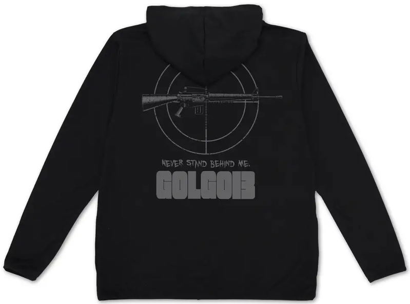 Golgo 13 - Golgo 13 M16 Thin Dry Hoodie (Black | Size L) image 1