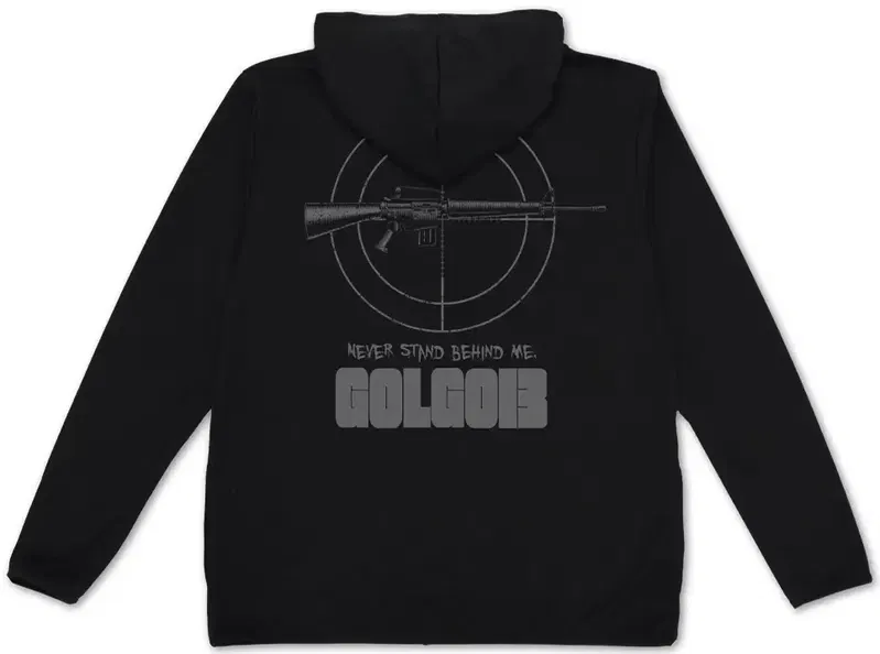 Golgo 13 - Golgo 13 M16 Thin Dry Hoodie (Black | Size S) image 1