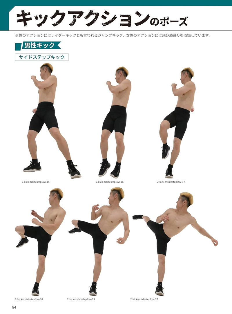Encyclopedia Of Action Poses: 5000 Attractive Poses That Action Manga Artists Wanted image 6