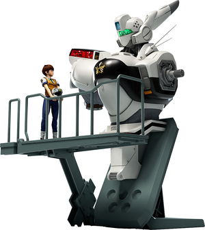 Mobile Police Patlabor PLAMAX MF-75 1/20 Scale Plastic Model Kit: Minimum Factory Machine Bust Collection Izumi Noa with Alphonse (Re-run)_