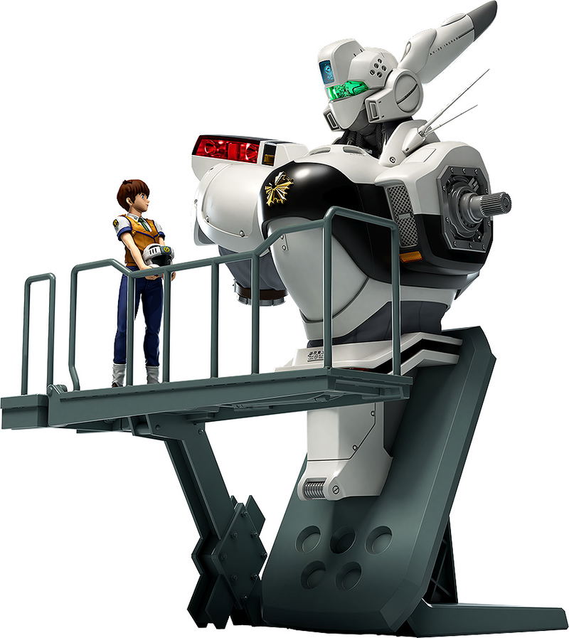 Mobile Police Patlabor PLAMAX MF-75 1/20 Scale Plastic Model Kit: Minimum Factory Machine Bust Collection Izumi Noa with Alphonse (Re-run) image 1