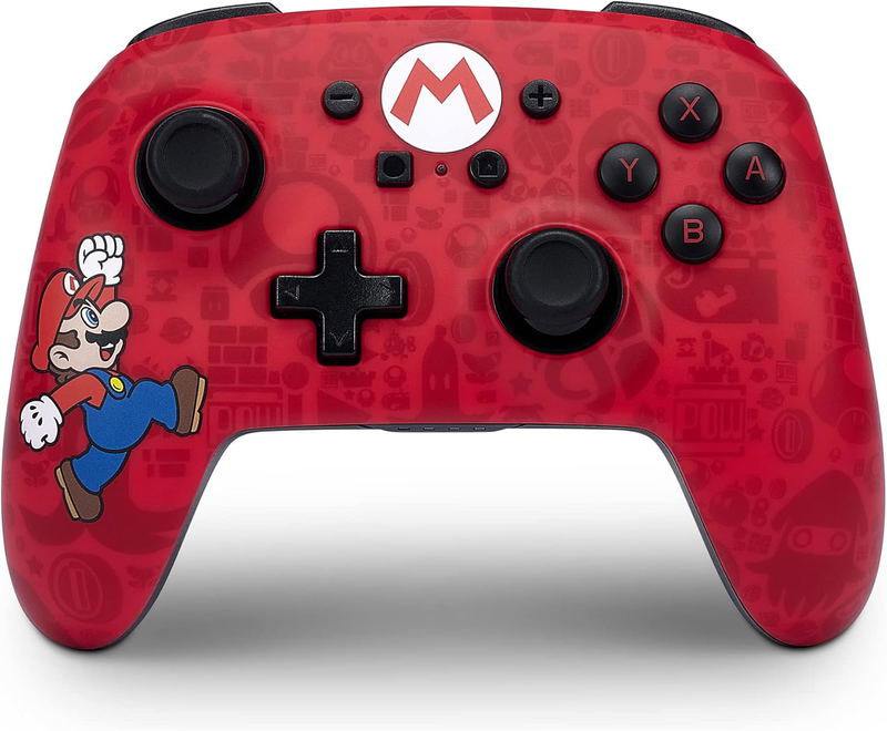 PowerA Enhanced Wireless Controller for Nintendo Switch (Here We Go Mario) image 1
