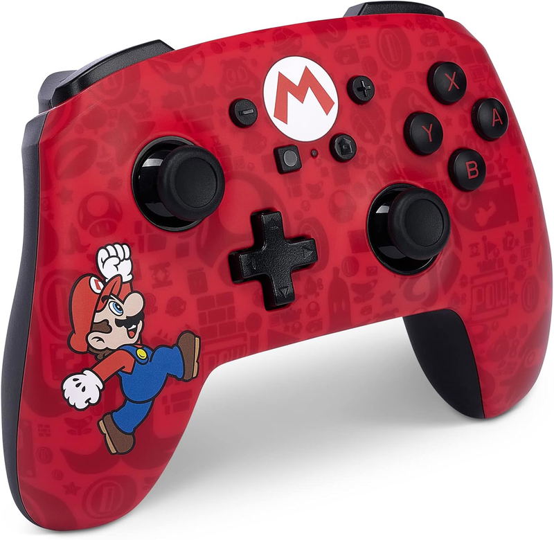 PowerA Enhanced Wireless Controller for Nintendo Switch (Here We Go Mario) image 2