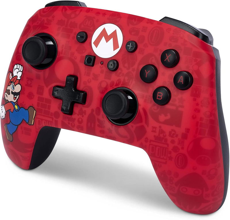 PowerA Enhanced Wireless Controller for Nintendo Switch (Here We Go Mario) image 4