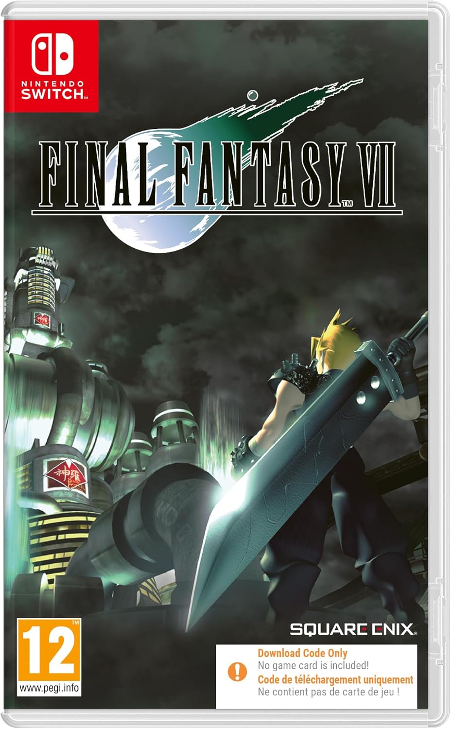Final Fantasy VII Remastered (Code in a box) for Nintendo Switch