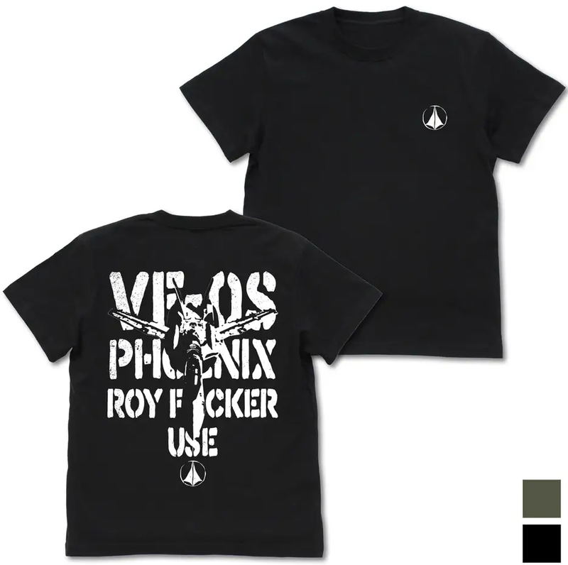 Macross Zero - VF-0S Phoenix T-shirt (Black | Size XL) image 1