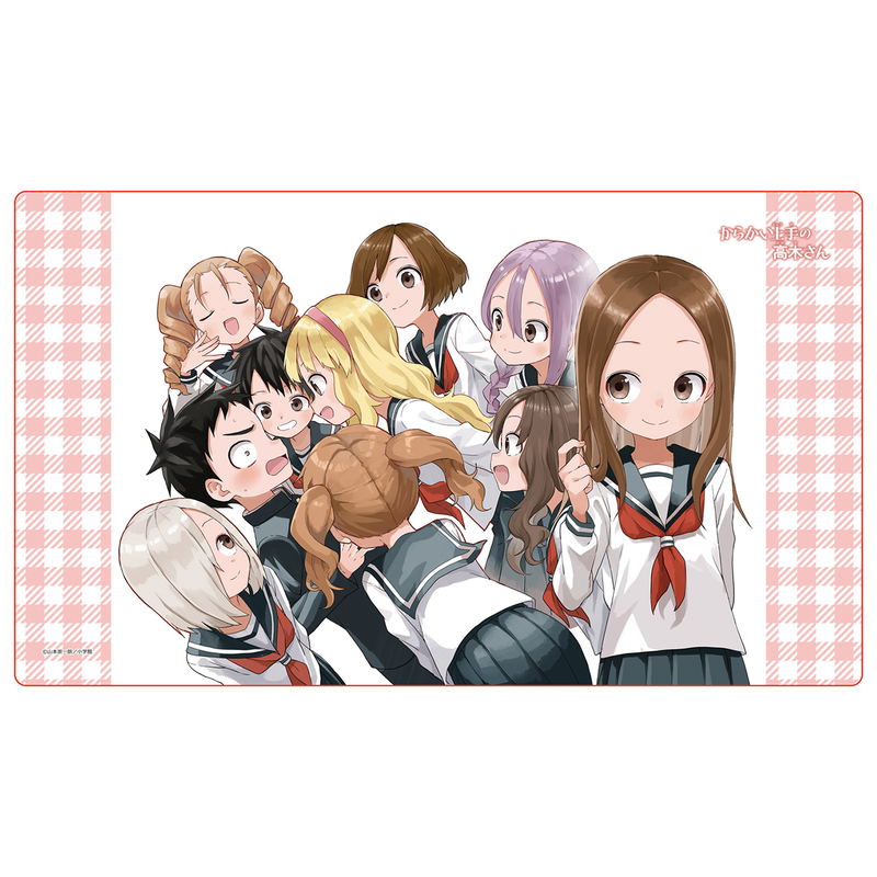 Teasing Master Takagi-san Rubber Mat (Hair Style) image 1