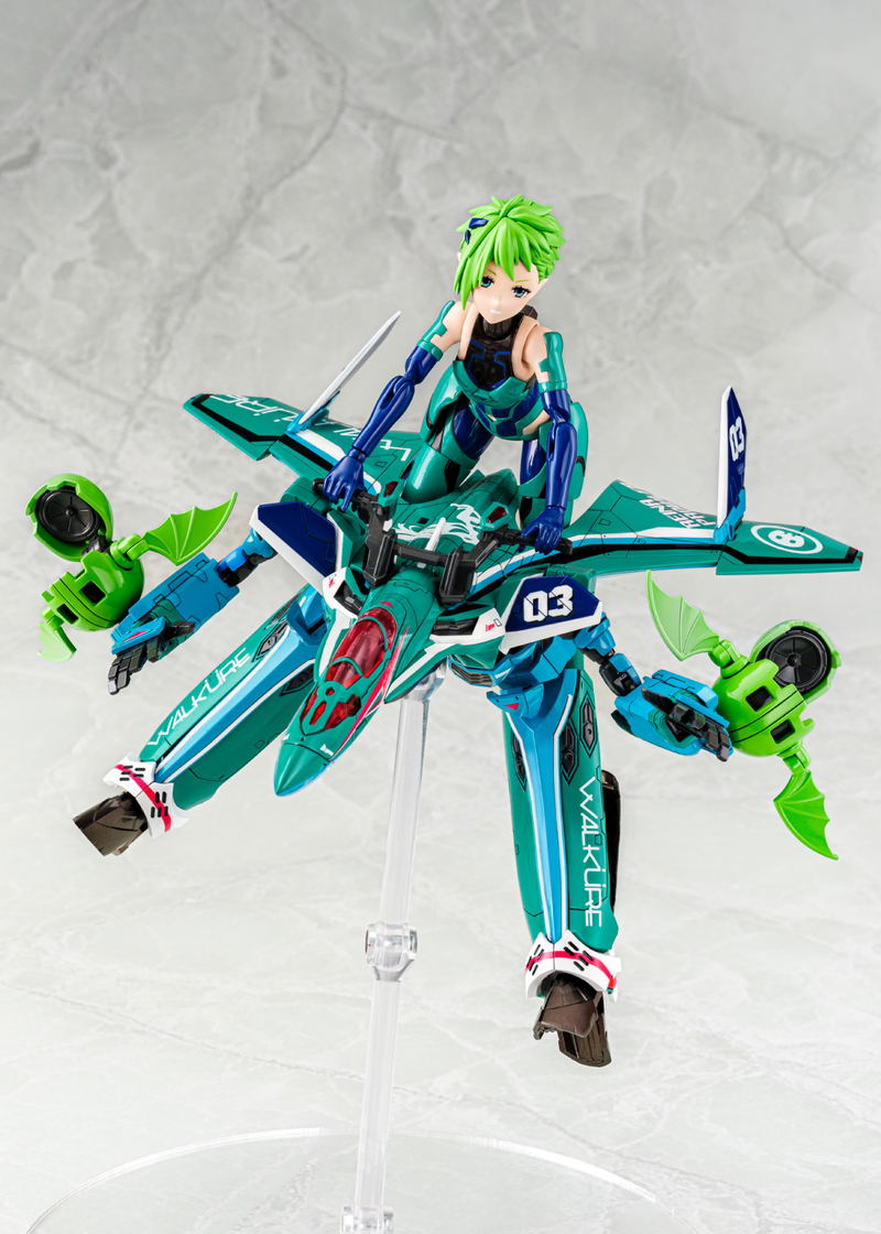 V.F.G. Macross Delta Plastic Model Kit: VF-31A Kairos Reina Prowler image 14