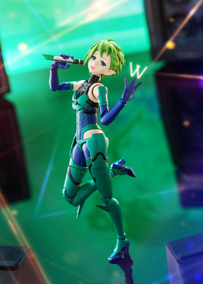 V.F.G. Macross Delta Plastic Model Kit: VF-31A Kairos Reina Prowler image 24