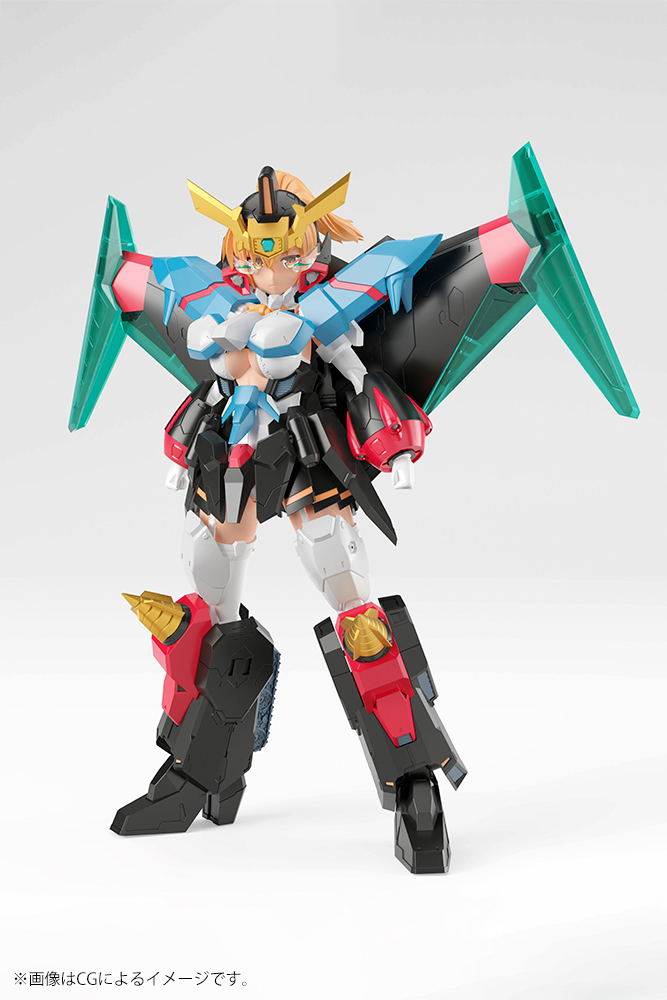 Cross Frame Girl The King of Braves GaoGaiGar Final Non-scale Plastic Model Kit: Gaofighgar image 2