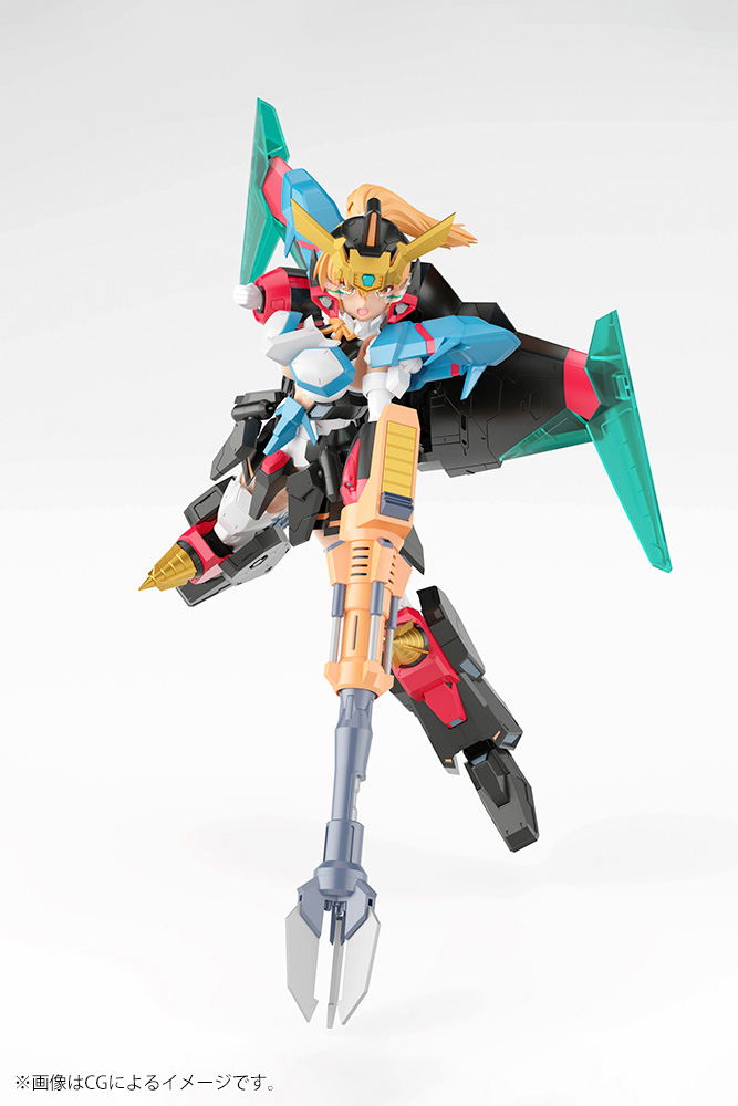 Cross Frame Girl The King of Braves GaoGaiGar Final Non-scale Plastic Model Kit: Gaofighgar image 21