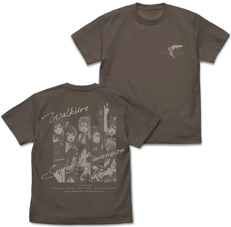 Macross Delta - We're Walkure T-shirt (Charcoal | Size M) image 1