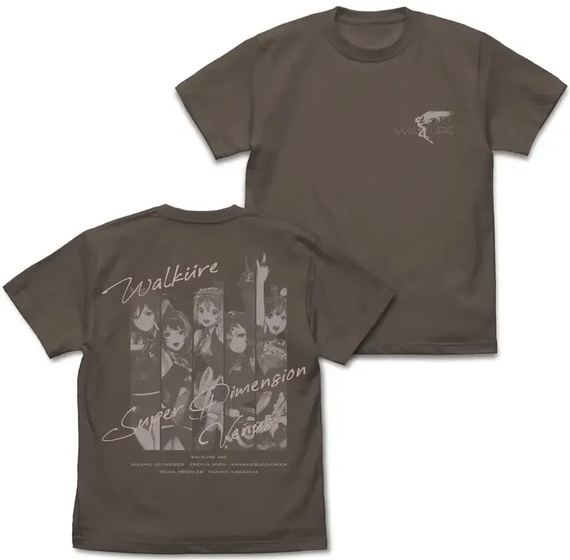 Macross Delta - We're Walkure T-shirt (Charcoal | Size S) image 1