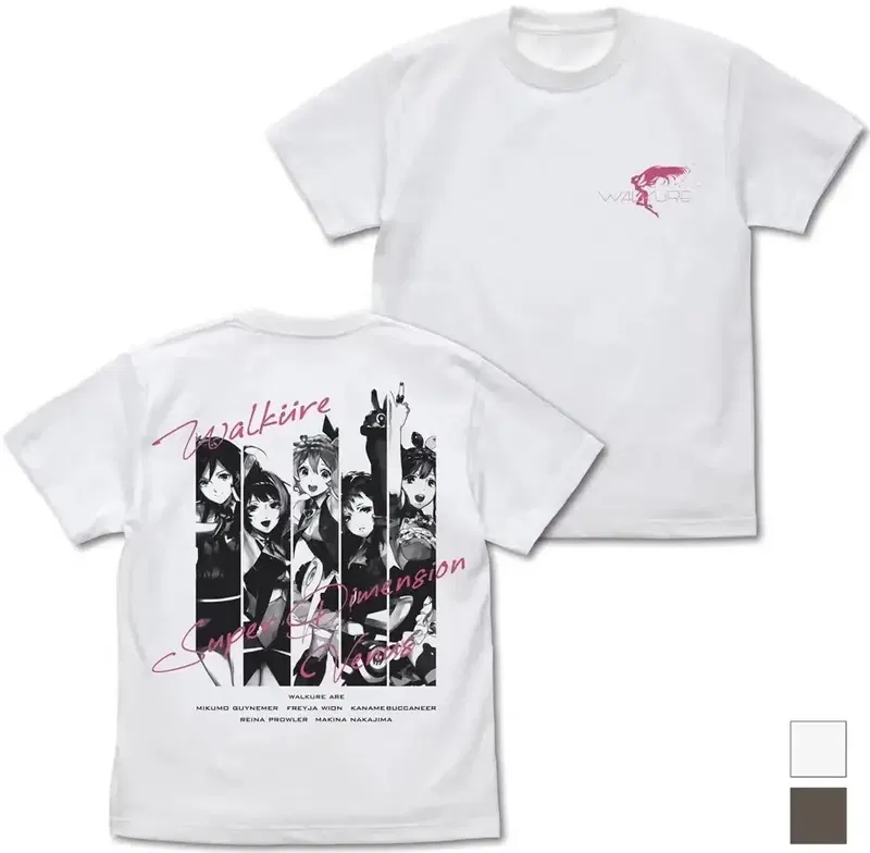 Macross Delta - We're Walkure T-shirt (White | Size M) image 1