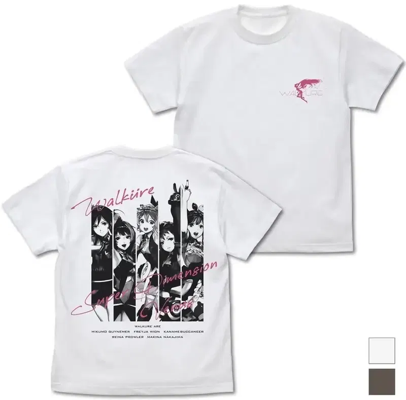 Macross Delta - We're Walkure T-shirt (White | Size S) image 1