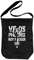 Macross Zero - VF-0S Phoenix Shoulder Tote Bag (Black) thumbnail 1