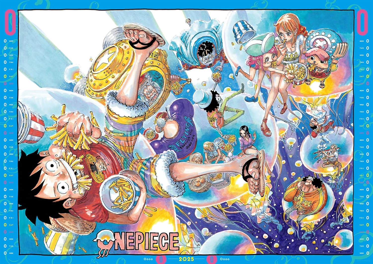 One Piece Comic Calendar Large Format 2025
