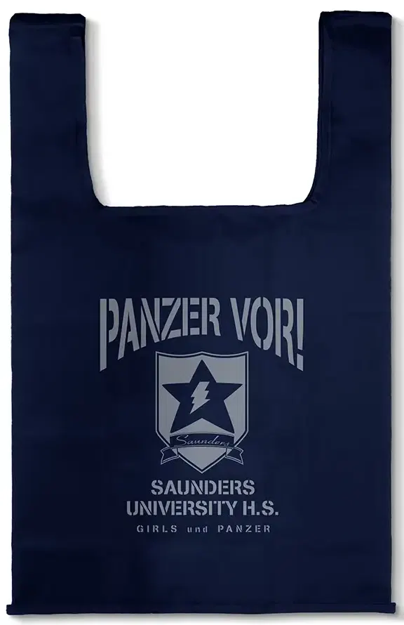 Girls und Panzer das Finale - Sanders University High School Eco Bag (Navy) image 1