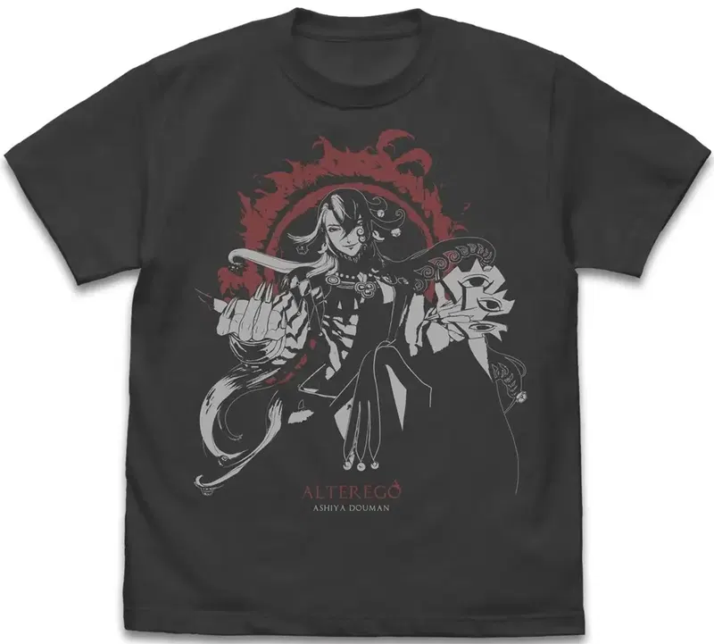 Fate/Grand Order - Alter Ego/Ashiya Douman T-shirt (Sumi | Size S) image 1