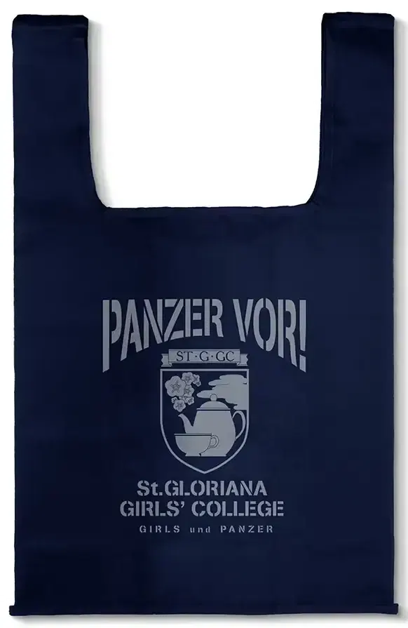 Girls und Panzer das Finale - St. Gloriana Girls' Academy Eco Bag (Navy) image 1
