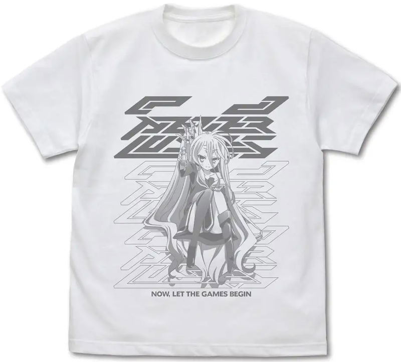 No Game No Life - White T-shirt Alternative Ver. (White | Size XL) image 1
