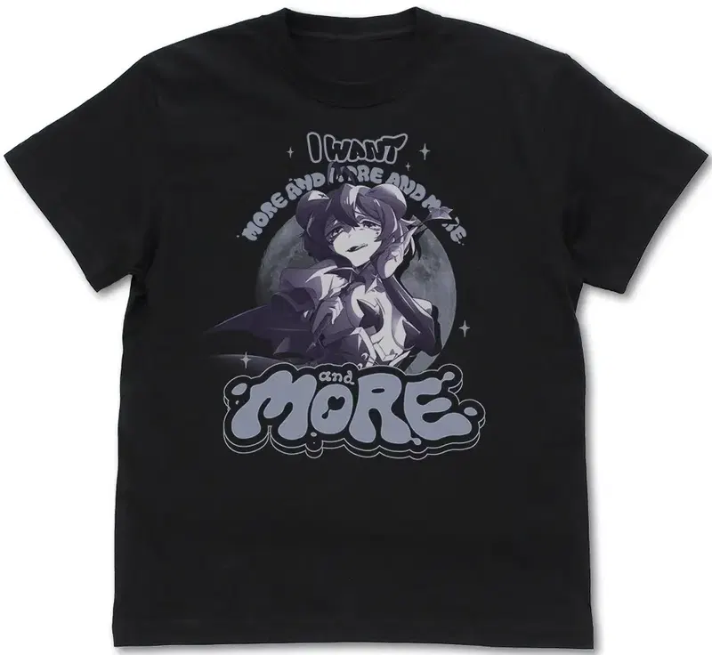 TV Anime Gushing Over Magical Girls - Base T-shirt (Black | Size S) image 1