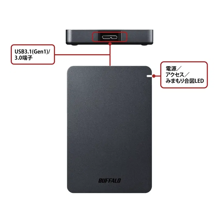 Buffalo MiniStation 3.1 Shockproof Portable Hard Drive 1TB image 5
