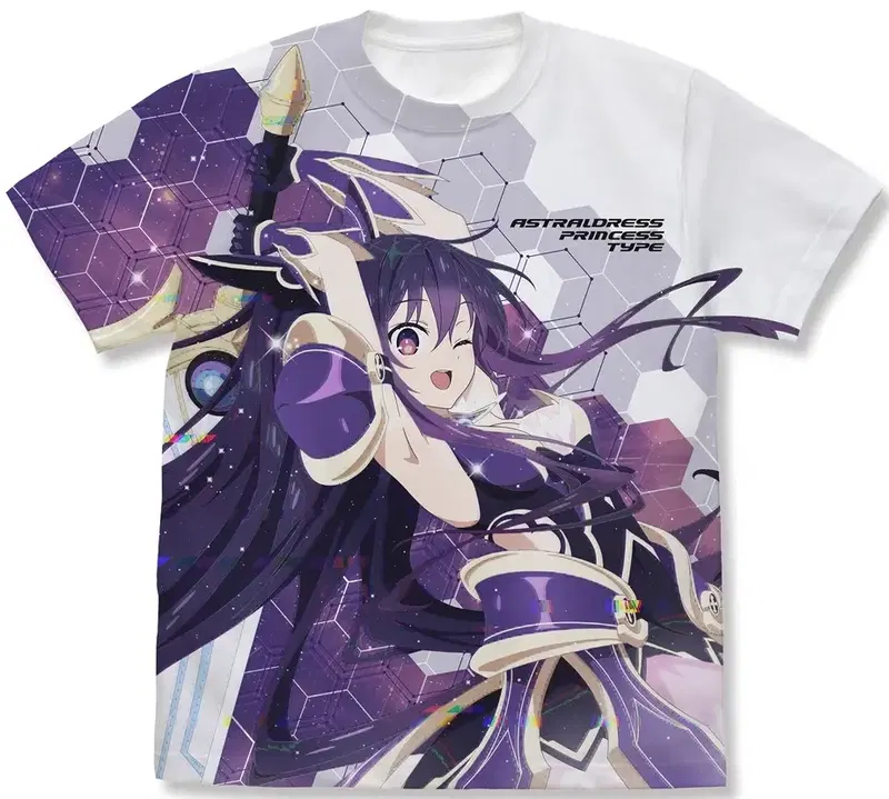 Date A Live V - Date A Live V Yatogami Tohka Full Graphic T-shirt (White | Size S) image 1