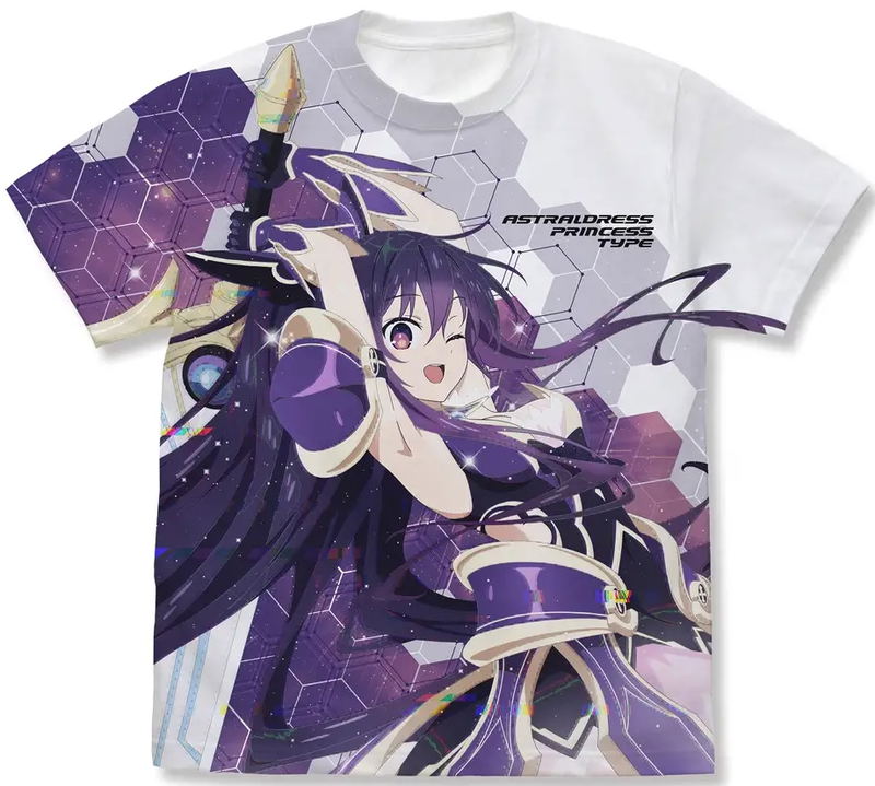 Date A Live V - Date A Live V Yatogami Tohka Full Graphic T-shirt (White | Size XL) image 1