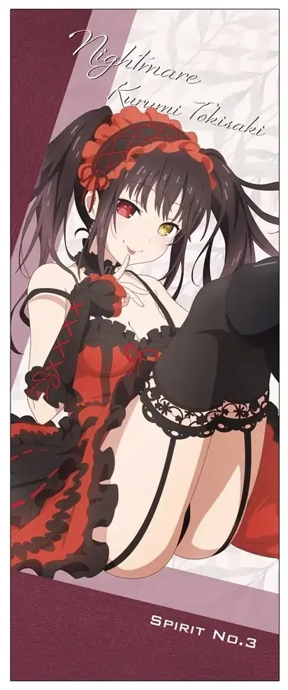 Date A Live V - Tokisaki Kurumi Hybrid Face Towel Spirit Ver. image 1