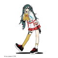 Hatsune Miku Original Illustration Hatsune Miku Art By Coalowl Illustration Wear T-shirt (Men's Size S) thumbnail 5