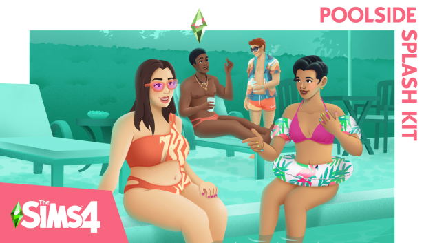 The Sims 4: Poolside Splash Kit (DLC) DLC Electronic Arts digital 为了 ...