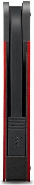 Buffalo MiniStation Extreme 1TB, USB 3.0 Micro-B (Red) thumbnail 3