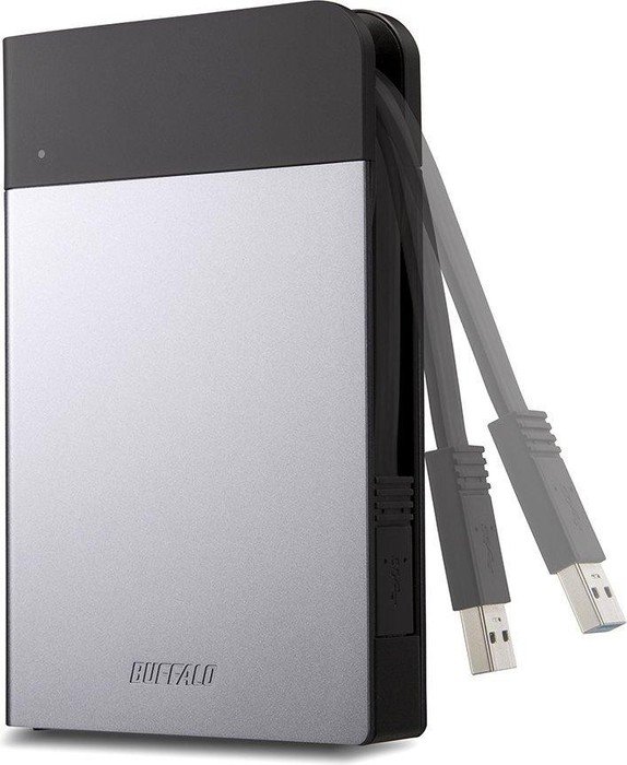 Buffalo MiniStation Extreme 1TB, USB 3.0 Micro-B (Silver) image 2