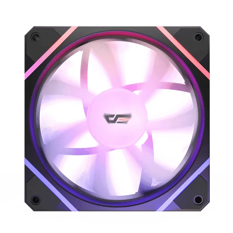 Darkflash DM12 Pro PWM 120mm ARGB Fan (Black) image 1