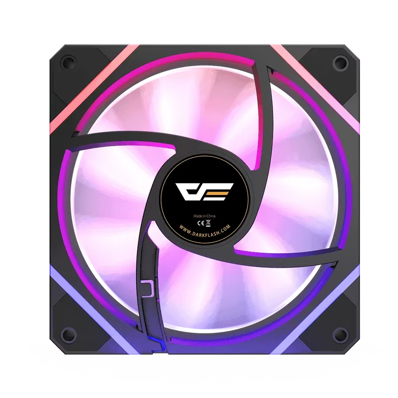 Darkflash DM12 Pro PWM 120mm ARGB Fan (Black) image 3