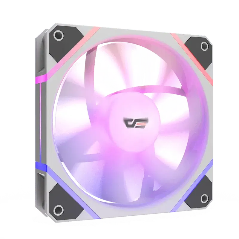 Darkflash DM12R Pro ARGB Reverse Blade Fan (White) image 1
