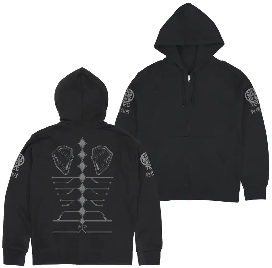 Kaiju No. 8 - Izumotex Zip Hoodie (Black | Size S)