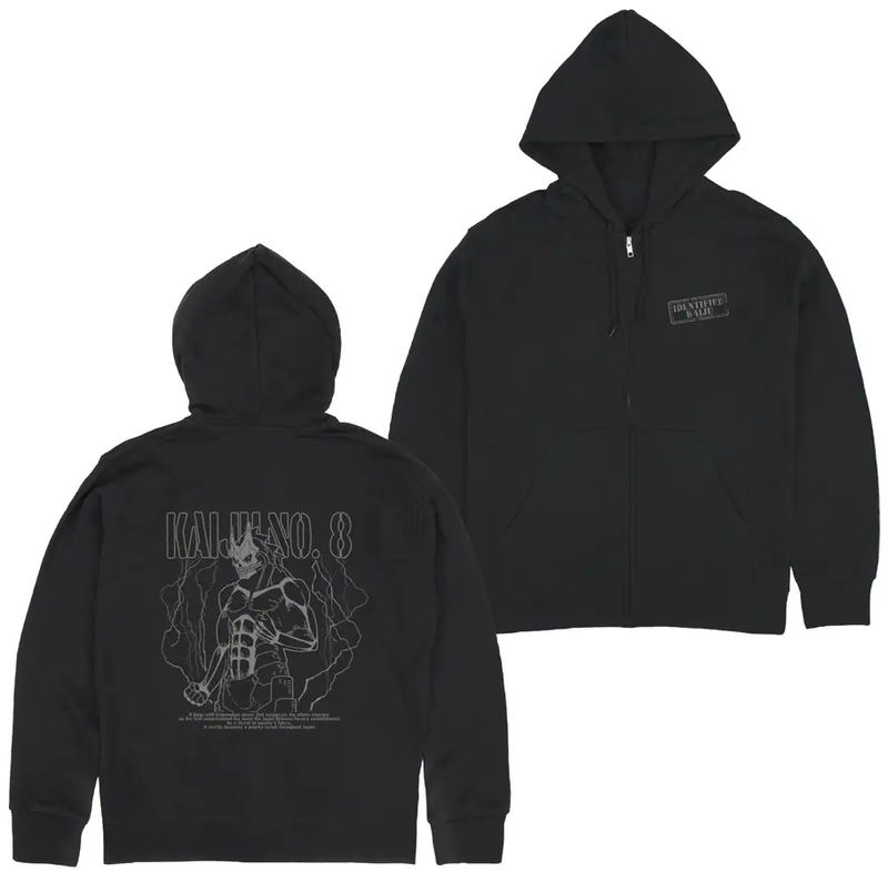 Kaiju No. 8 - Kaiju No. 8 Zip Hoodie (Black | Size XL) image 1