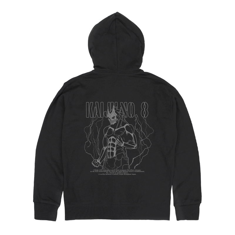 Kaiju No. 8 - Kaiju No. 8 Zip Hoodie (Black | Size XL) image 2