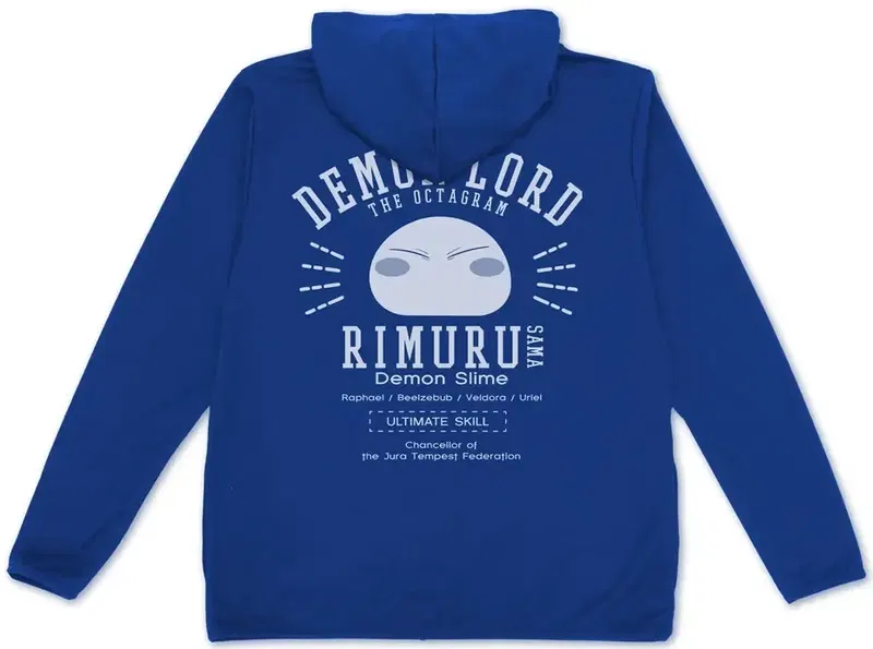 That Time I Got Reincarnated As A Slime - Rimuru-sama College Thin Dry Hoodie (Royal Blue | Size S) image 1