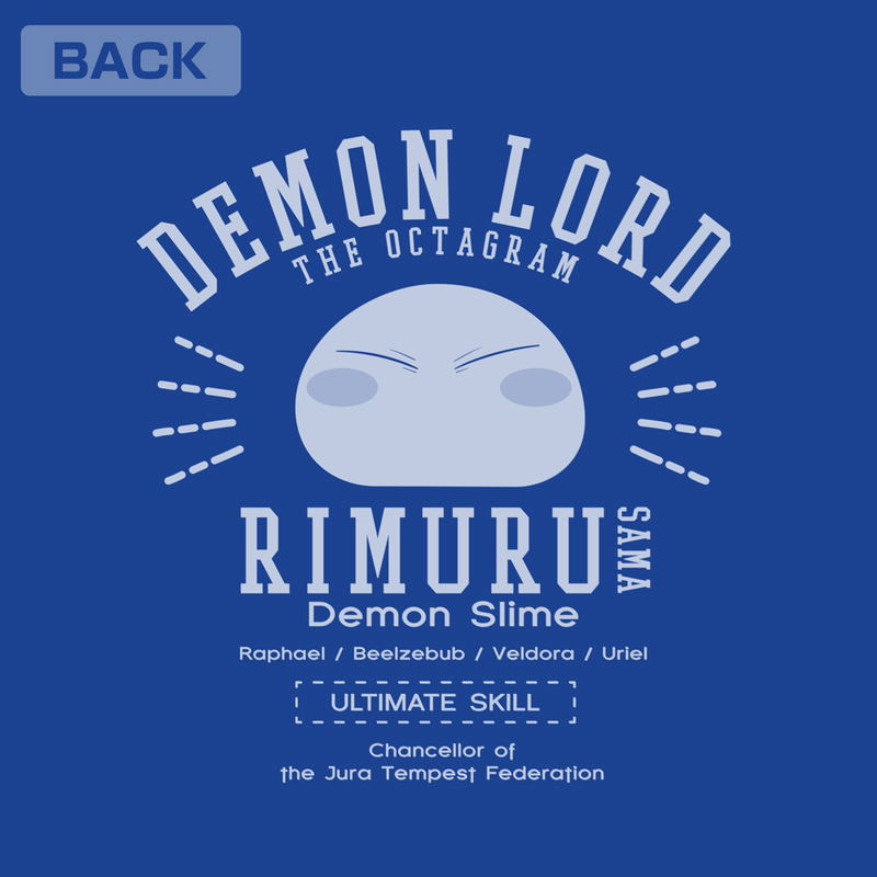 That Time I Got Reincarnated As A Slime - Rimuru-sama College Thin Dry Hoodie (Royal Blue | Size S) image 3
