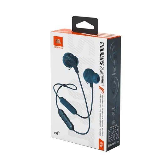 JBL Endurance Run 2 Wireless In-Ear Sport Headphones (Blue) image 6