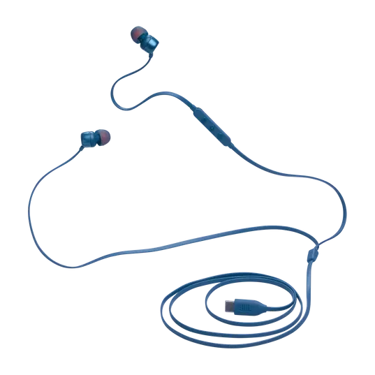 JBL Tune 310C USB-C Wired Hi-Res In-Ear Headphones (Blue) image 4