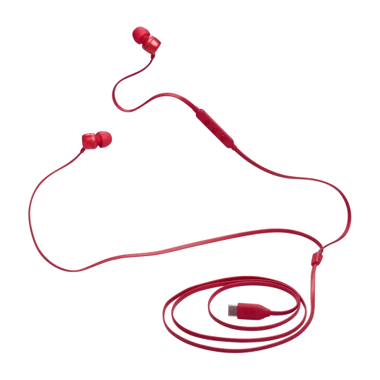 JBL Tune 310C USB-C Wired Hi-Res In-Ear Headphones (Red) image 9