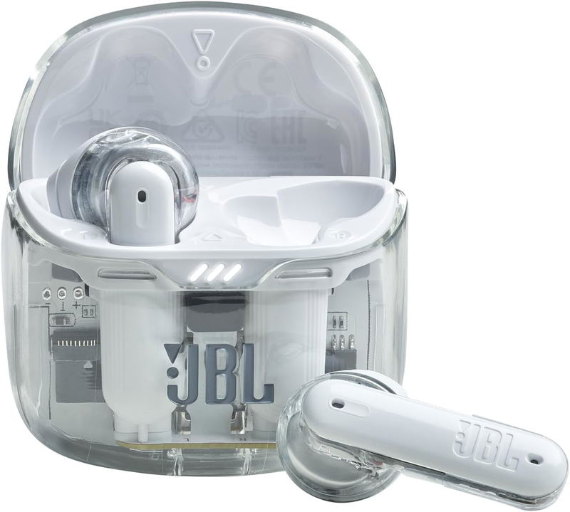 JBL Tune Flex Ghost Edition TWS ANC Earbuds (White) image 1