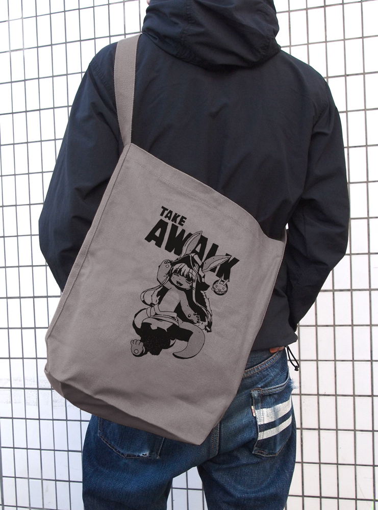 Made In Abyss: The Golden City Of The Scorching Sun - Nanachi Exciting Shoulder Tote Bag (Medium Gray) image 2