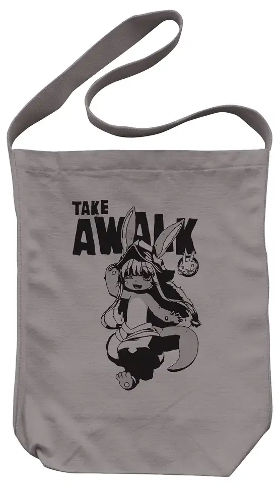 Made In Abyss: The Golden City Of The Scorching Sun - Nanachi Exciting Shoulder Tote Bag (Medium Gray) image 1