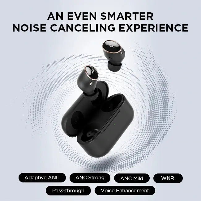 1MORE EVO TWS Bluetooth Earbuds (Black) image 4