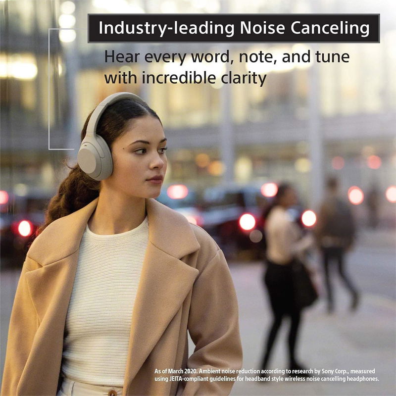 Sony WH-1000XM4 Wireless Noise-Canceling Headphones (Black) image 2